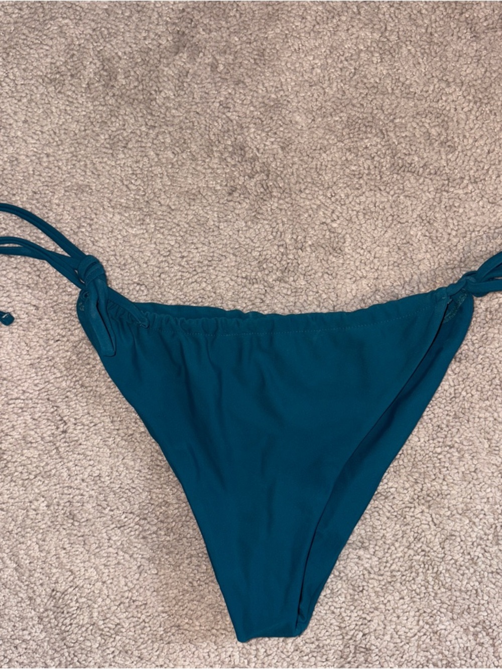 Teal Tie-Side Bikini Bottom - Women Swim Size: M